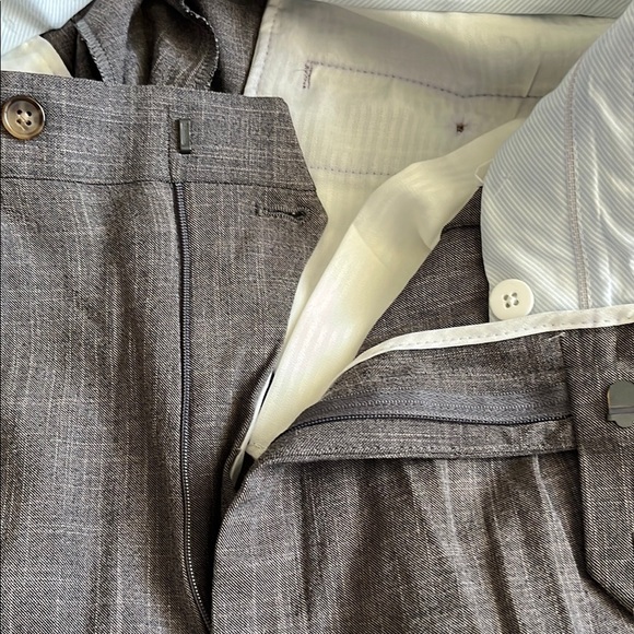 Ralph Lauren Gray Dress Pants with Classic Straight-Leg Cut - Picture 9 of 12